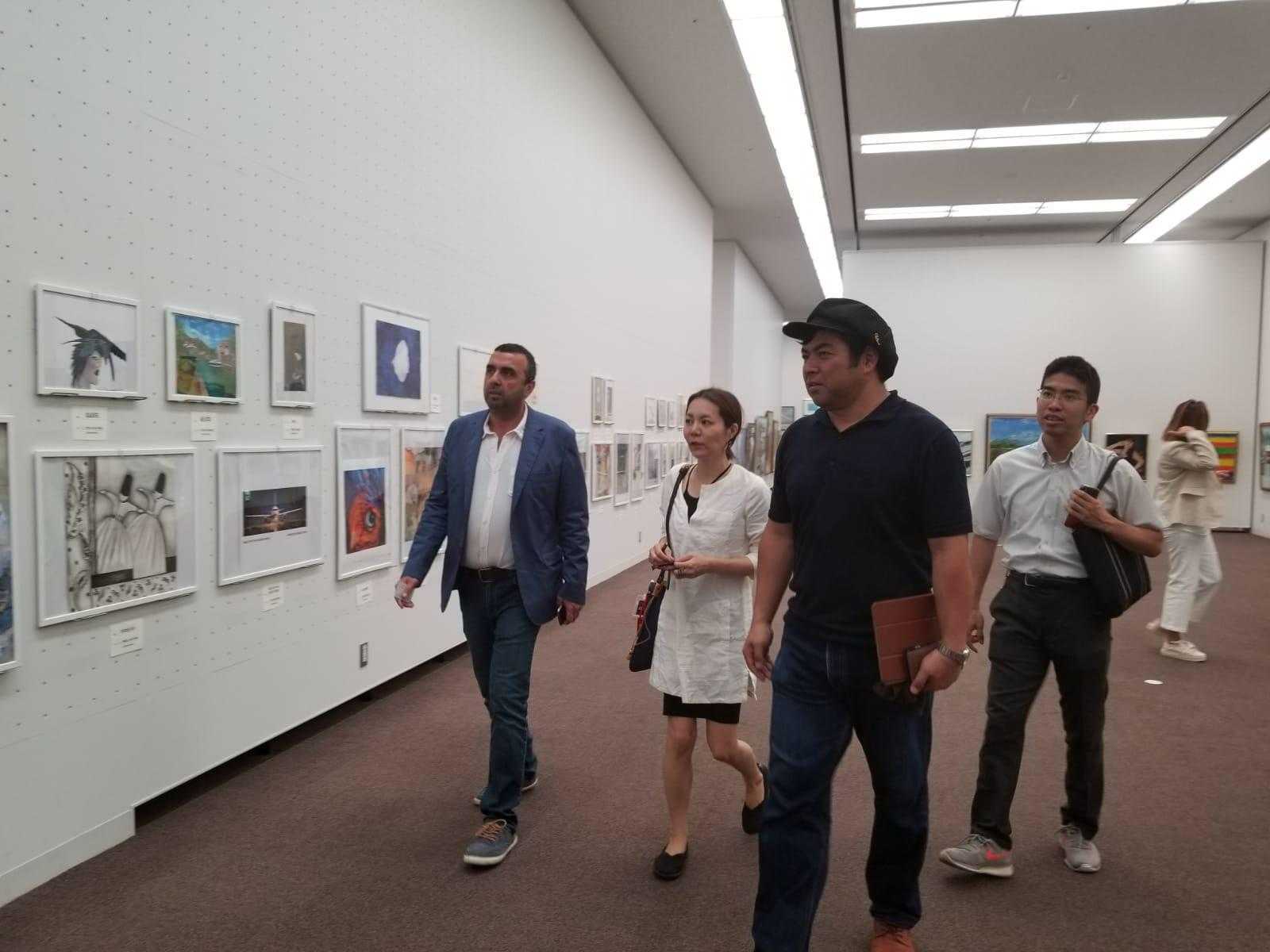 Uluslararası Tokyo Jürili Grup Sergisi'nden sergi salonu görünümü, Japonya 2018 — 6