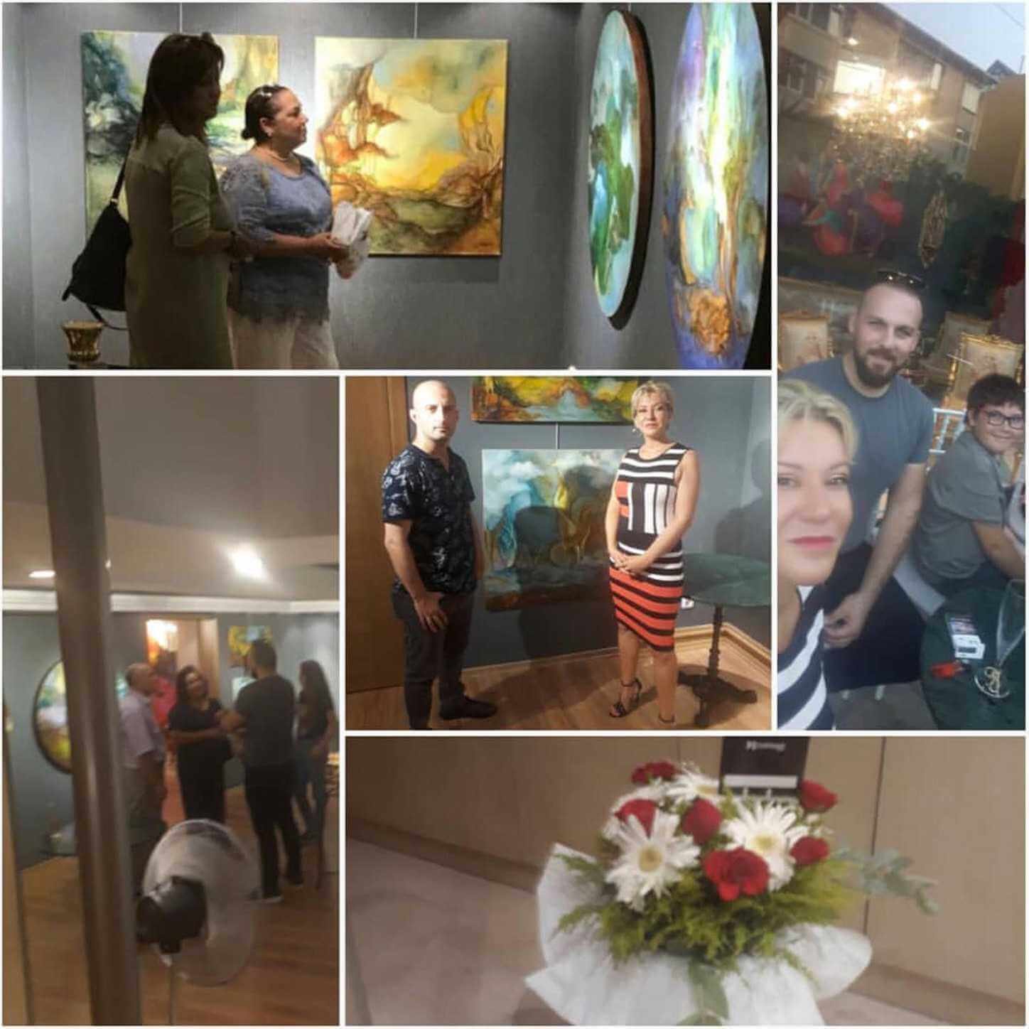 Hakikat Anları – Özge Koz Kişisel Resim Sergisi Hakikat Anları sergisinde Özge Koz'un MAJİ Gallery & Decorist'te sergilenen soyut resim çalışmaları — 4