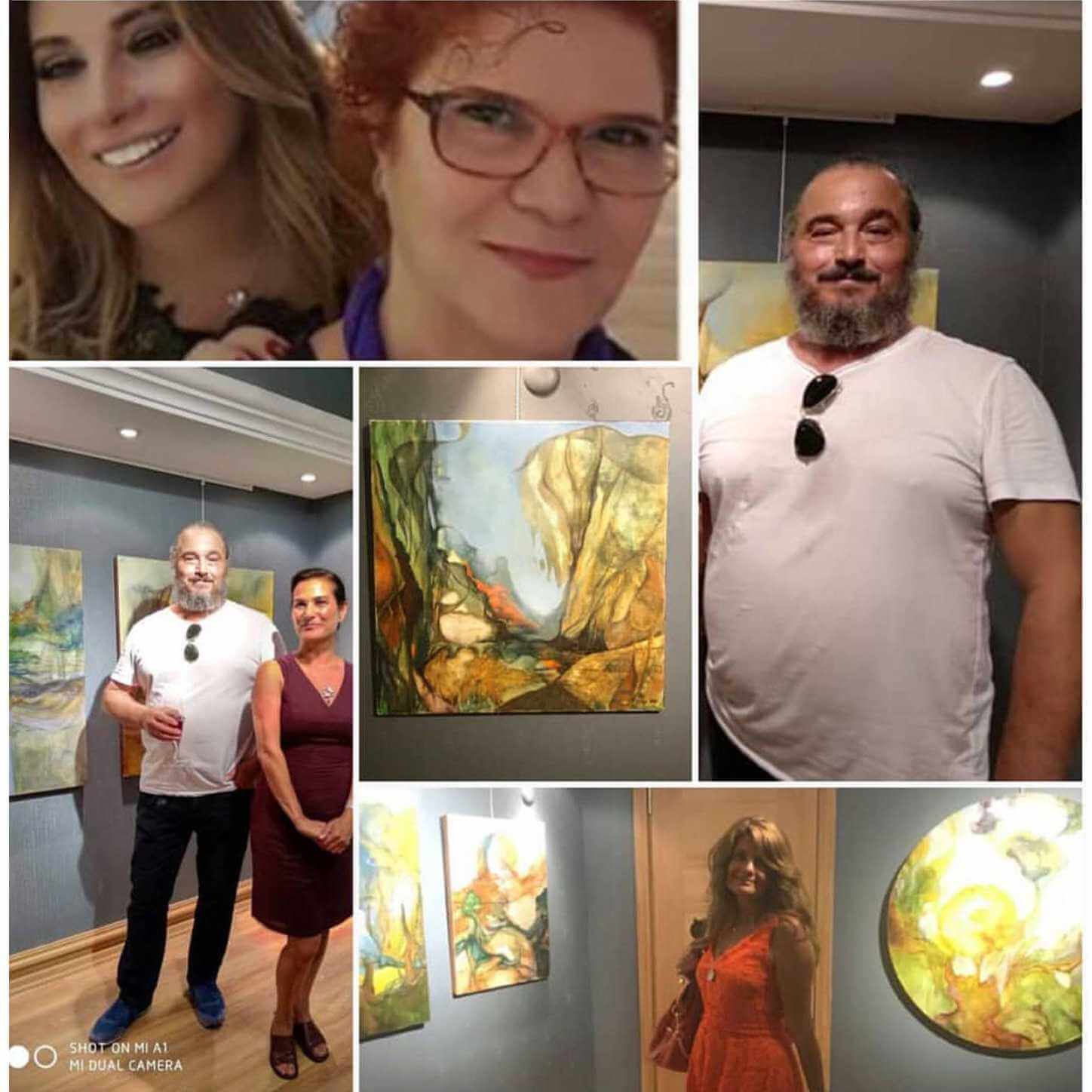 Hakikat Anları – Özge Koz Kişisel Resim Sergisi Hakikat Anları sergisinde Özge Koz'un MAJİ Gallery & Decorist'te sergilenen soyut resim çalışmaları — 5